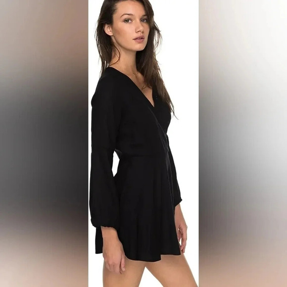 NWT Roxy Twilight Adventure Long Sleeve Romper, Color Anthracite Size XS - Picture 3 of 16